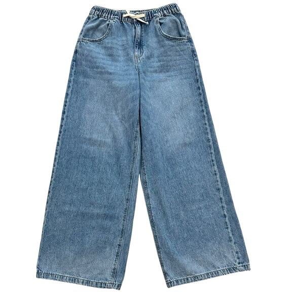 ZARA GIRLS High Rise Wide Leg Jeans 13-14y EUC - Picture 1 of 5